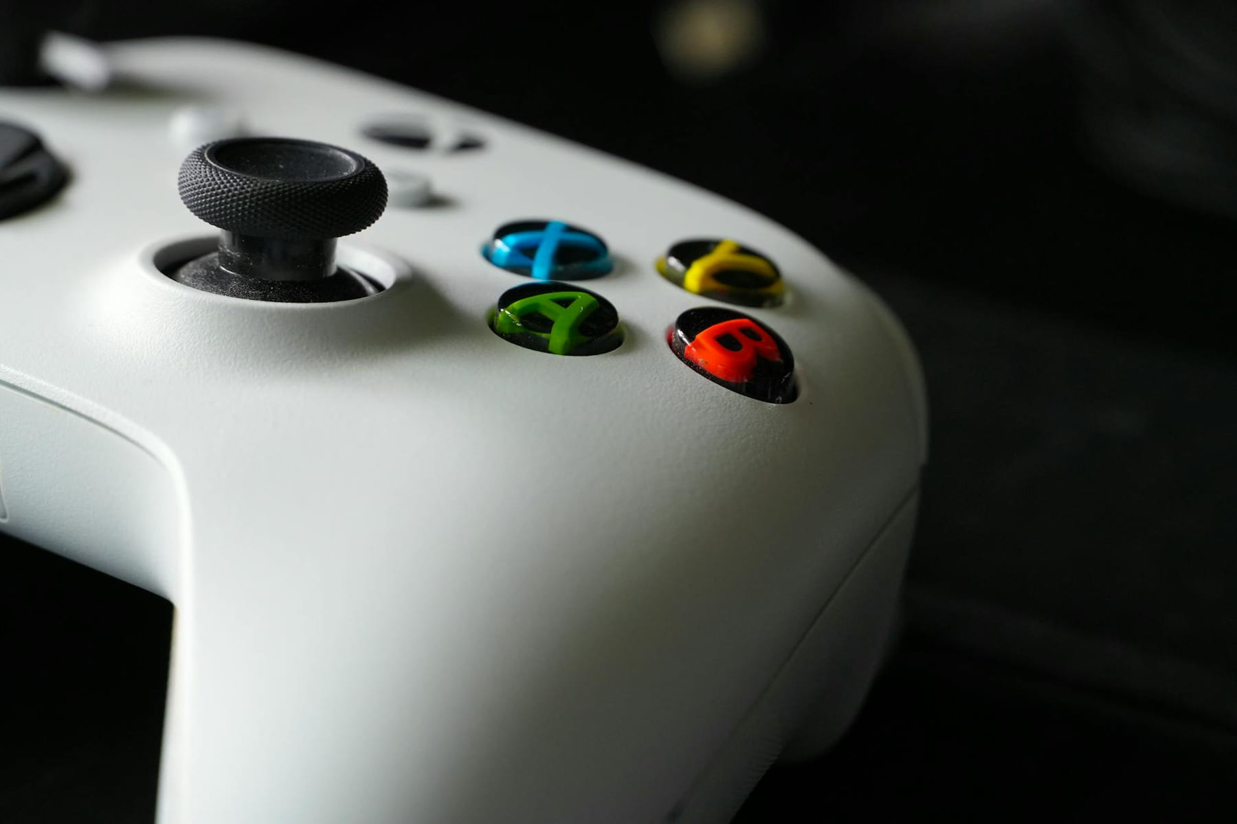 Focus on Xbox controller buttons highlighting gaming technology and design. on The Loading Screen