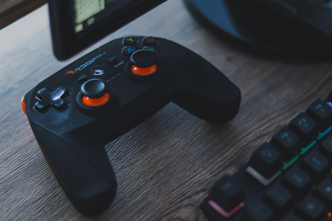 black game controller on The Loading Screen